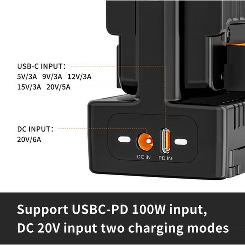 ZGCINE V-Mount Dual Charger mit Hot Switching