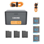 ZGCINE GoPro Battery Charging Case + 3x 901 Battery
