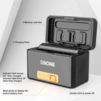 ZGCINE Sony BX1 Akku-Ladeetui + 2x BX1 Akku