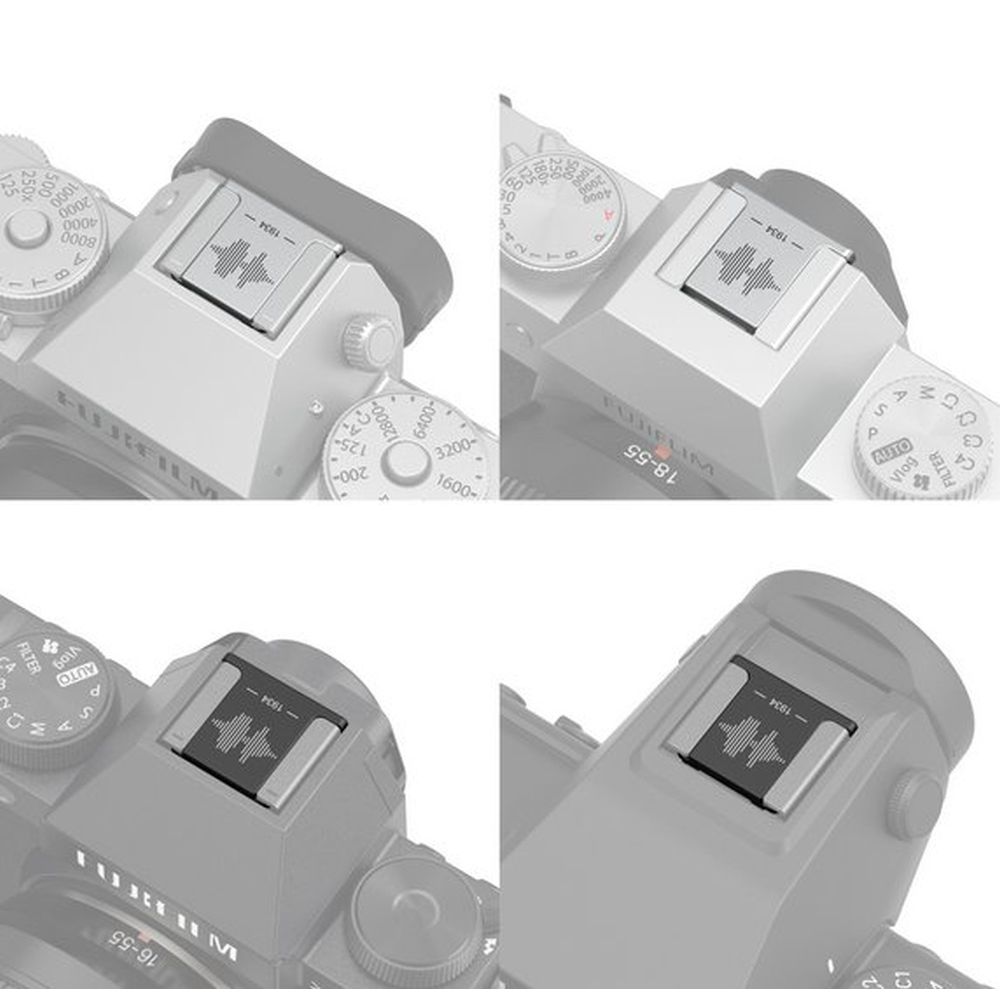 SmallRig 4698B Blitzschuhabdeckung für Fujifilm Kameras, schwarz