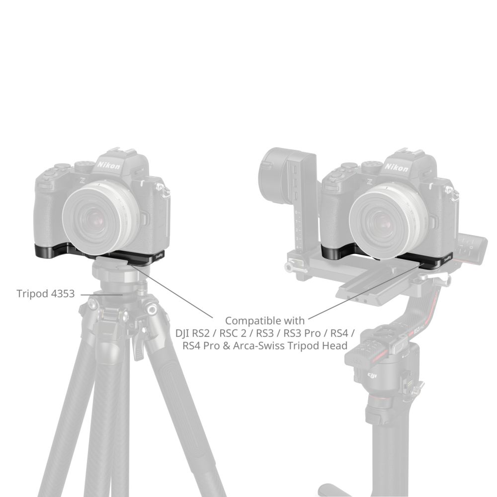SmallRig 4981 Grundplatte für Nikon Z50 II