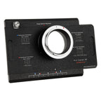 Fotodiox Pro Lens Mount adapter for Canon RF to 4x5 View Camera with Graflok back