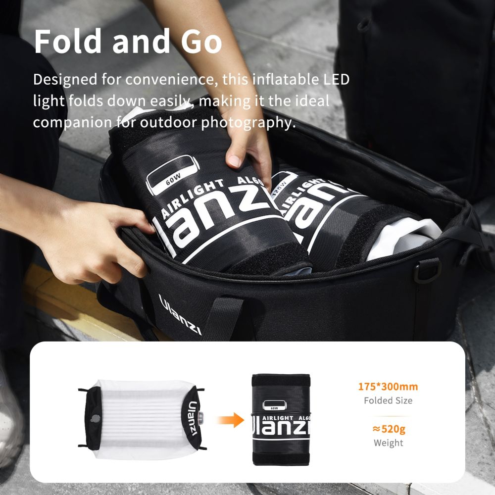Ulanzi AL60 air tube light 60 W