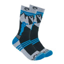 Vallerret Merinowolle Socke Mtn Blau Größe 41-46