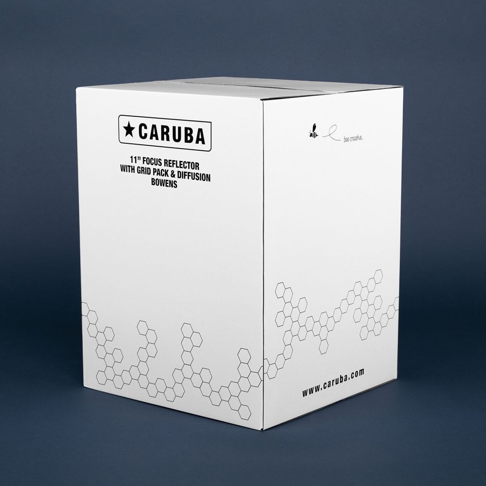 Caruba 11" Fokus-Reflektor mit Grid Pack (Bowens)