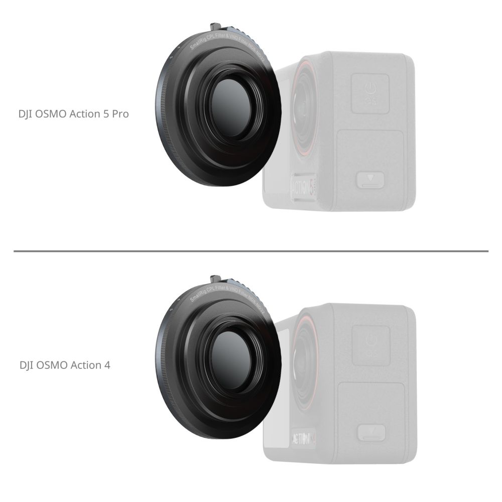 SmallRig 4941 CPL & VND 3-5 Filter für DJI Osmo Action 4