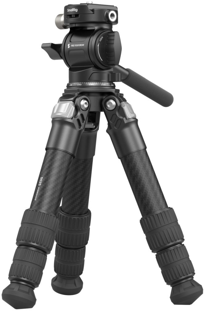 SmallRig 5025 Heavy Duty Carbon Fiber Tabletop Stativ Kit