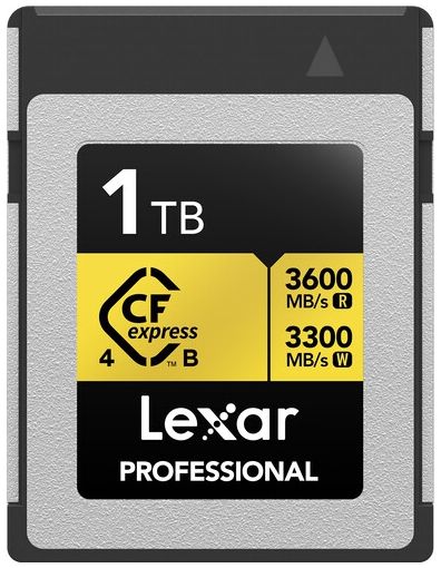 Lexar CFexpress PRO Typ B Gold 4.0 Serie 1TB - R3600/W3300MB/s