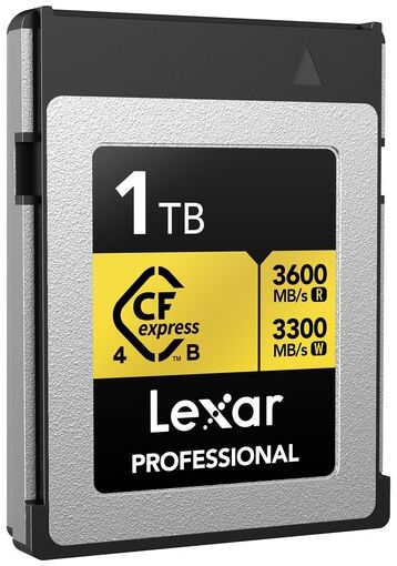 Lexar CFexpress PRO Typ B Gold 4.0 Serie 1TB - R3600/W3300MB/s
