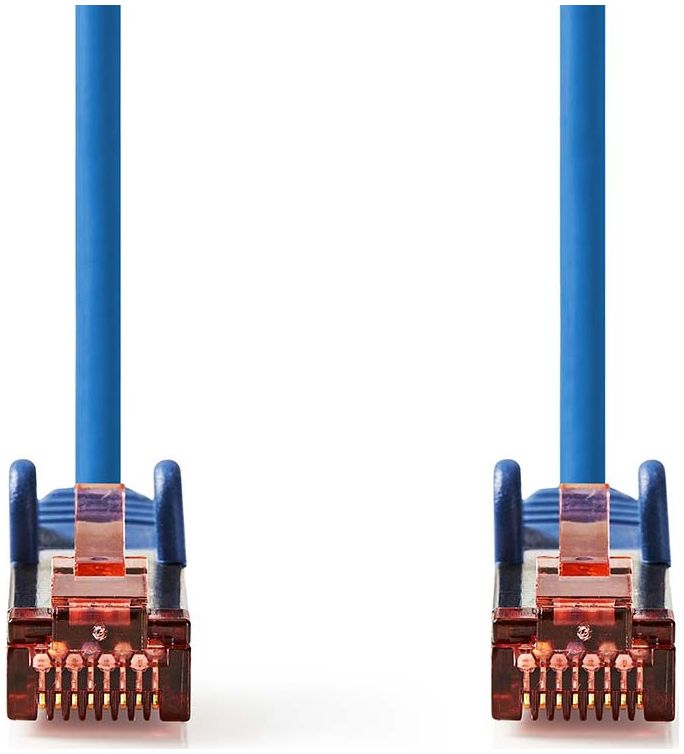 Nedis Cat6 S/FTP Netzwerkkabel RJ45 Stecker - RJ45 Stecker 1m blau