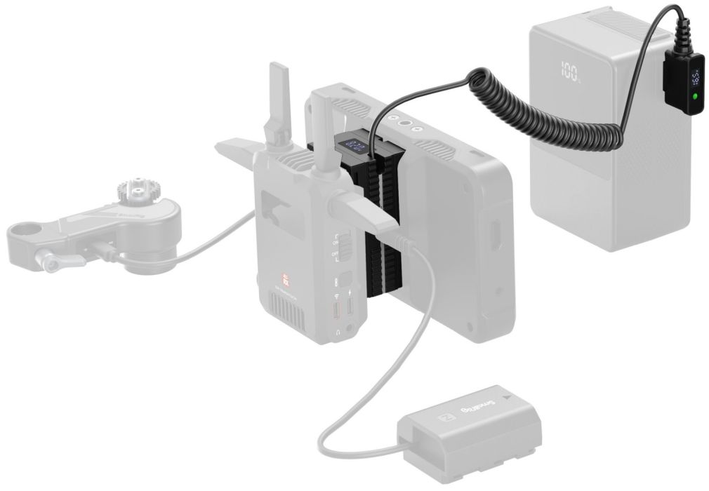 SmallRig 4884 D-Tap zu doppelseitigem NP-F Dummy-Batterie-Stromkabel