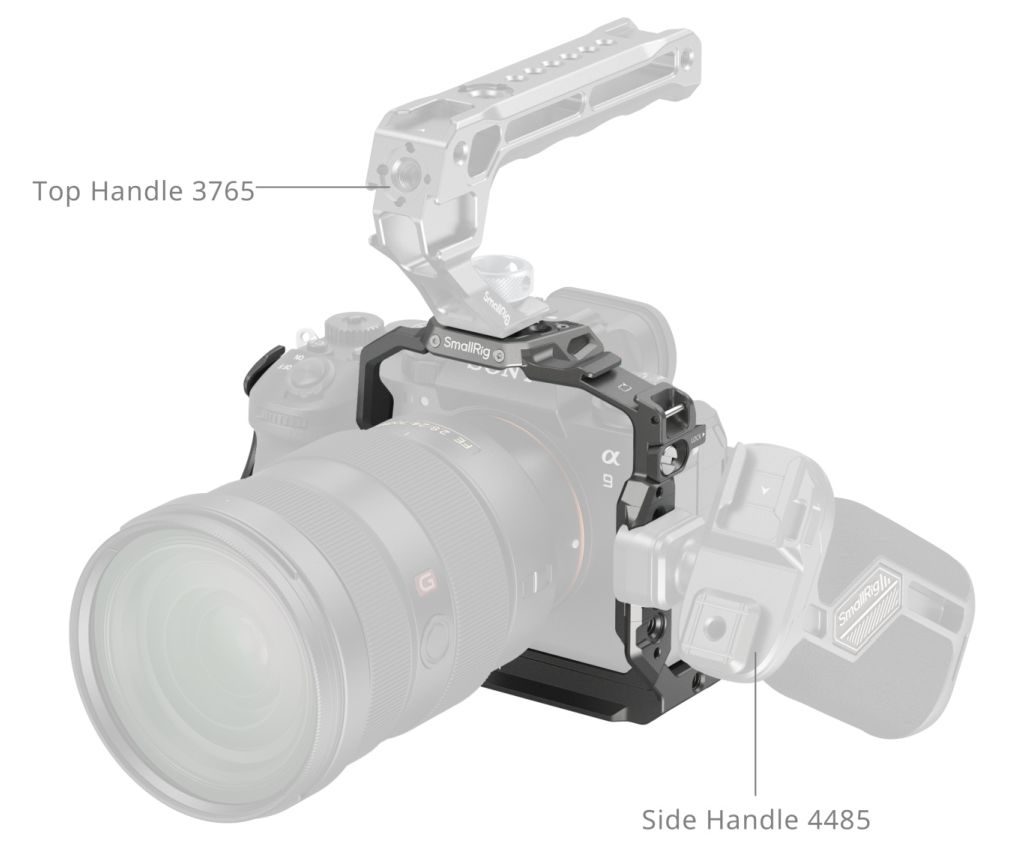 SmallRig 5187 Käfig für Sony Alpha 1 II / Alpha 9 III