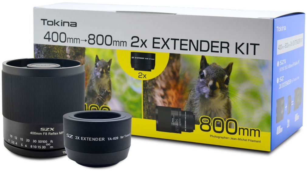 Tokina SZX Super Tele 400mm f/8.0 Reflex MF Fuji X + 2x Extender