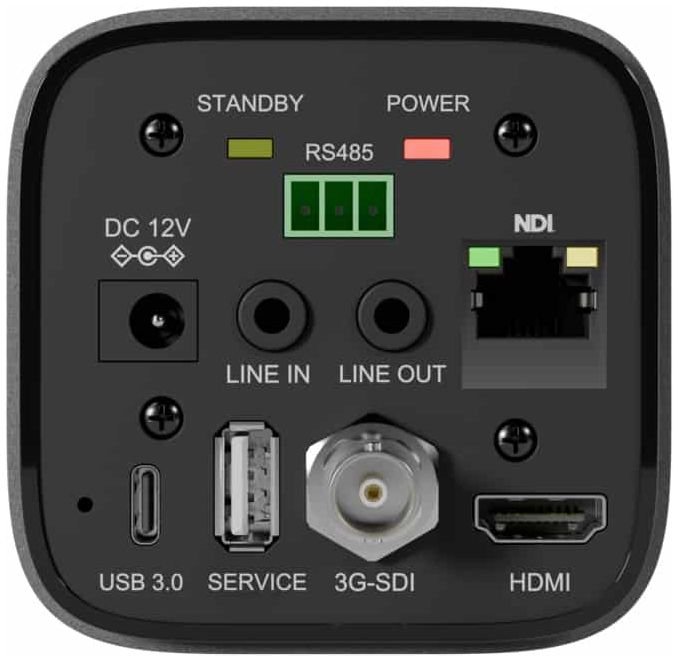 PTZOptics PT12X-STUDIO-4K-GY-G3 4K, Hive-Linked camera, 12x opt. zoom, grey