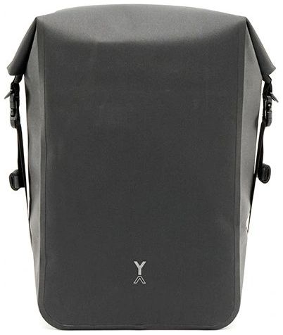 NYA-EVO FJORD BIKE 28 Graphite Black 28L waterproof bicycle roll top pannier (2-pack)