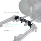 Tilta TA-DRA-15-B 15mm LWS Dual Rosette Adapter, black