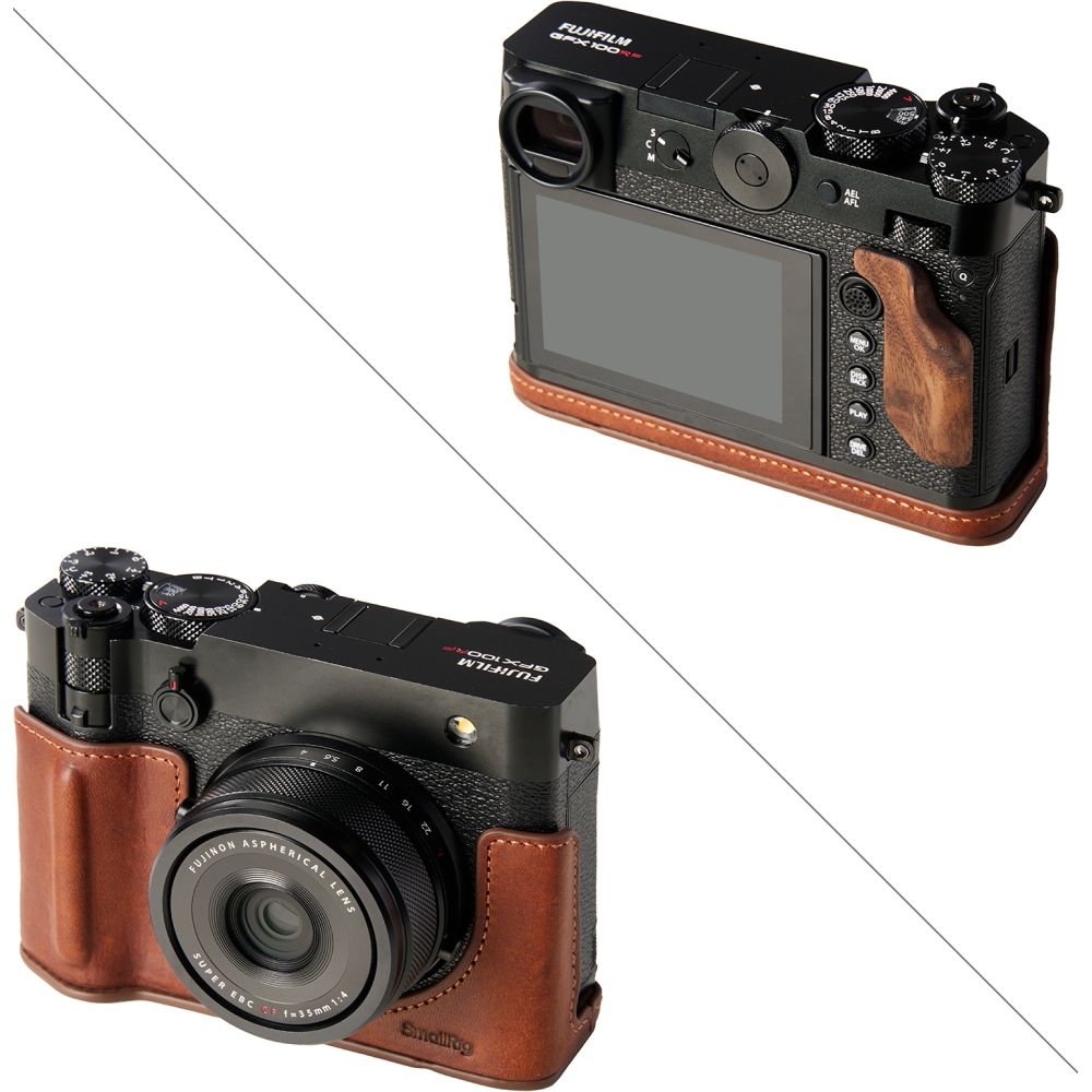 SmallRig 5268 Leather Case Kit for Fujifilm GFX 100RF (brown)