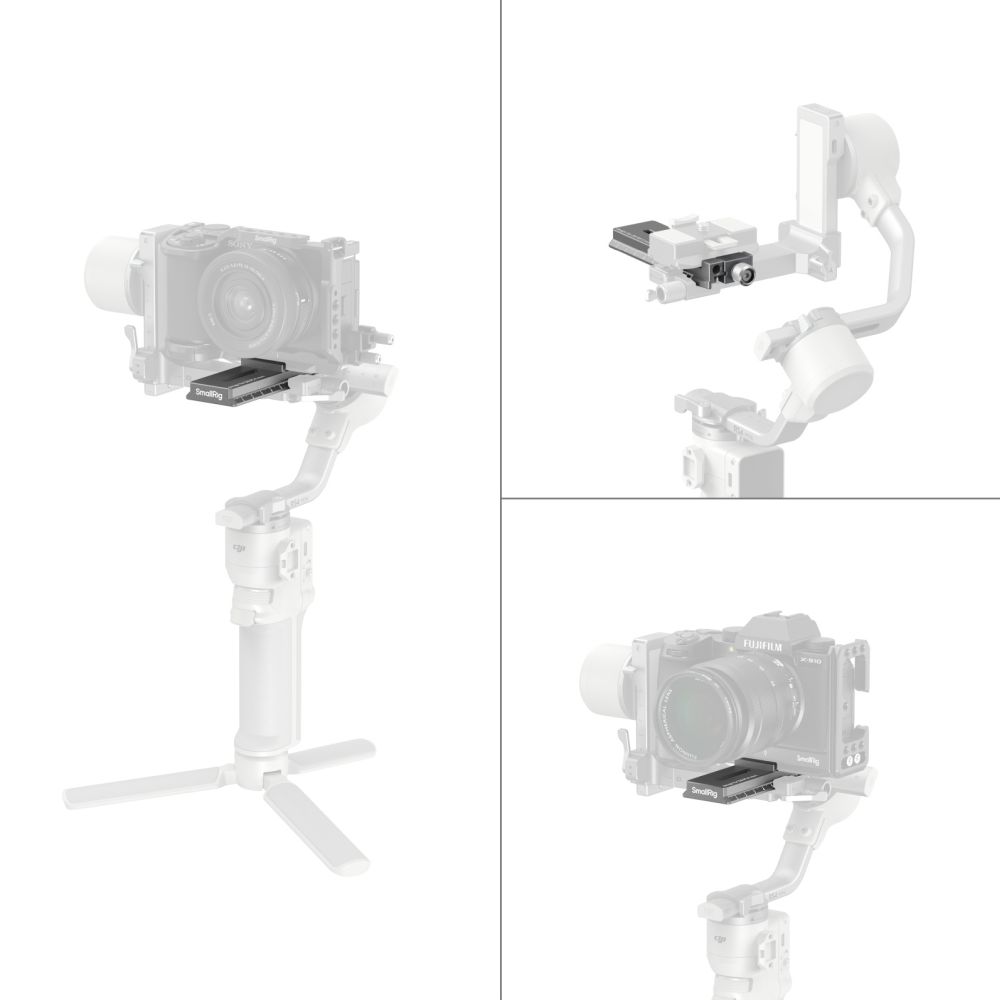 SmallRig 5336 Schnellwechselplatte für DJI RS 4 Mini