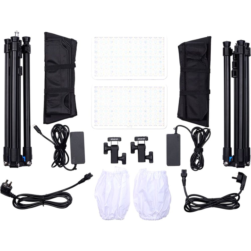 Amaran Pano 60c 2-Light Kit, Weiß (EU-Version)