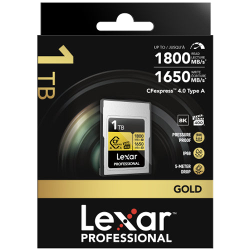 Lexar Professional Gold 4.0 CFexpress Type A 1TB VPG400 R1800/W1650 MB/s