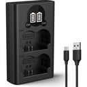 K&F Concept NP-W235 Duales Batterieladegerät USB-C mit Display