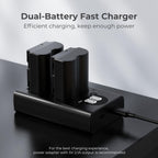 K&F Concept NP-W235 Duales Batterieladegerät USB-C mit Display