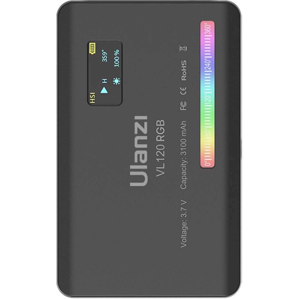 Ulanzi VIJIM VL120 RGB Multi Colour LED video lamp