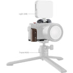 SmallRig 5260 L-Shape Mount Plate with Wooden Handle for Fujifilm X-M5, black