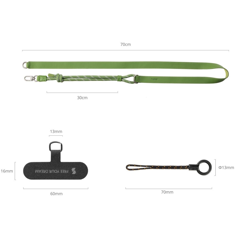 SmallRig 5301 FilMov Phone Shoulder Strap, green