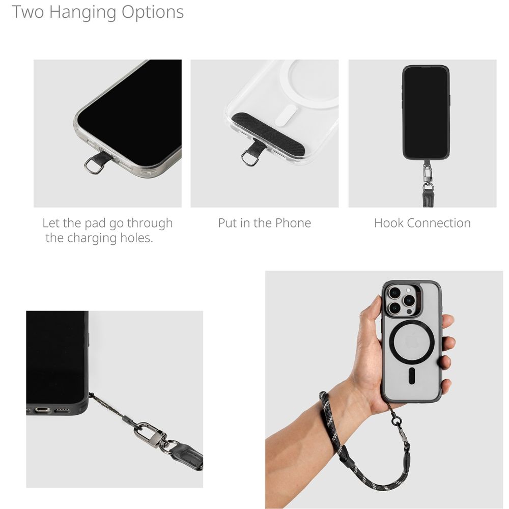 SmallRig 4990 FilMov Phone Wrist Strap, schwarz