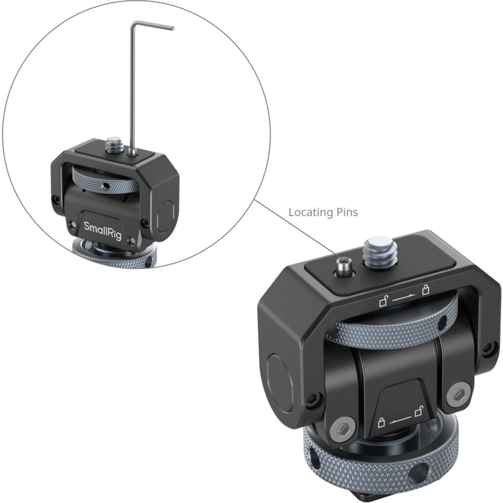 SmallRig 3809B Monitorhalterung Lite mit Cold Shoe