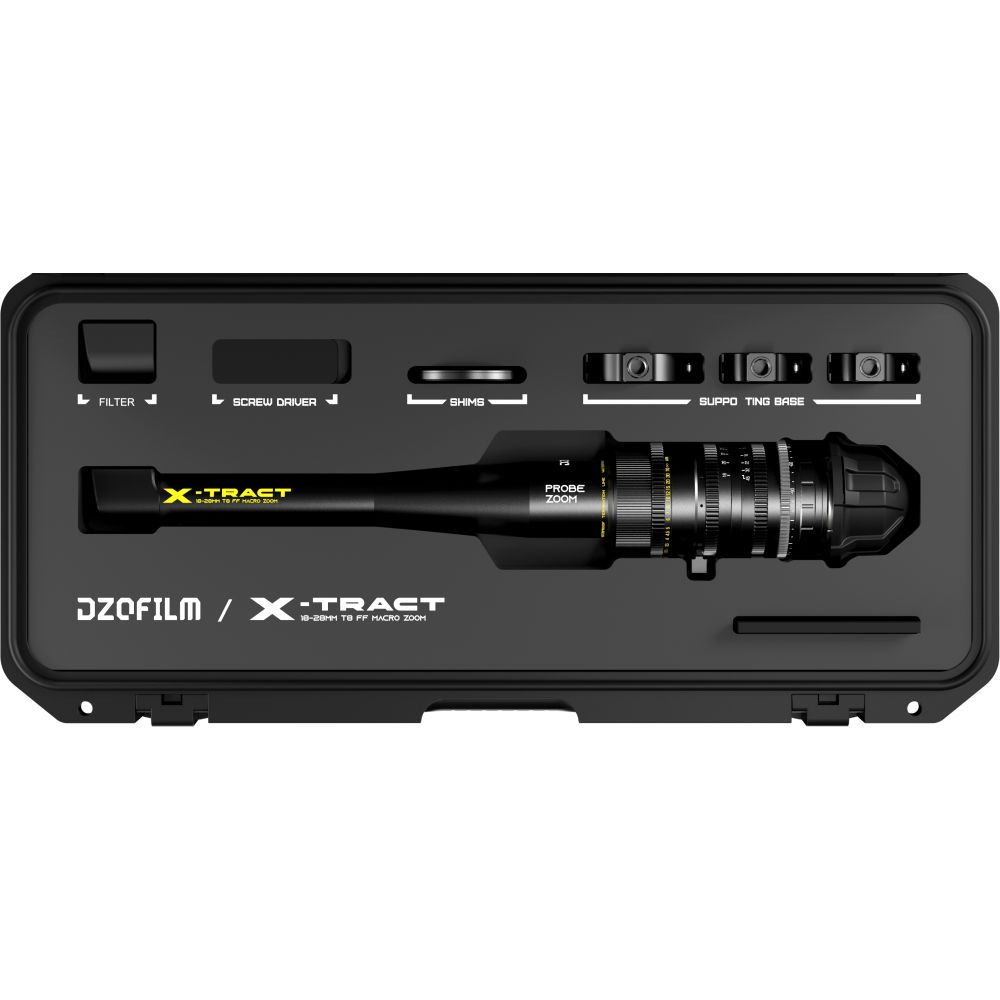DZOFilm X-tract 18-28mm T8 FF Peri Probe Macro Zoom Objektiv PL-Mount (Meter)
