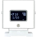 Keks KM-Q digitaler Belichtungsmesser OLED-Display Rückseite, silber