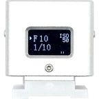 Keks KM-Q digitaler Belichtungsmesser OLED-Display Rückseite, silber