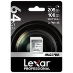 Lexar Image Plus SD Card UHS-I V30 R205/W150 MB/s - 64GB