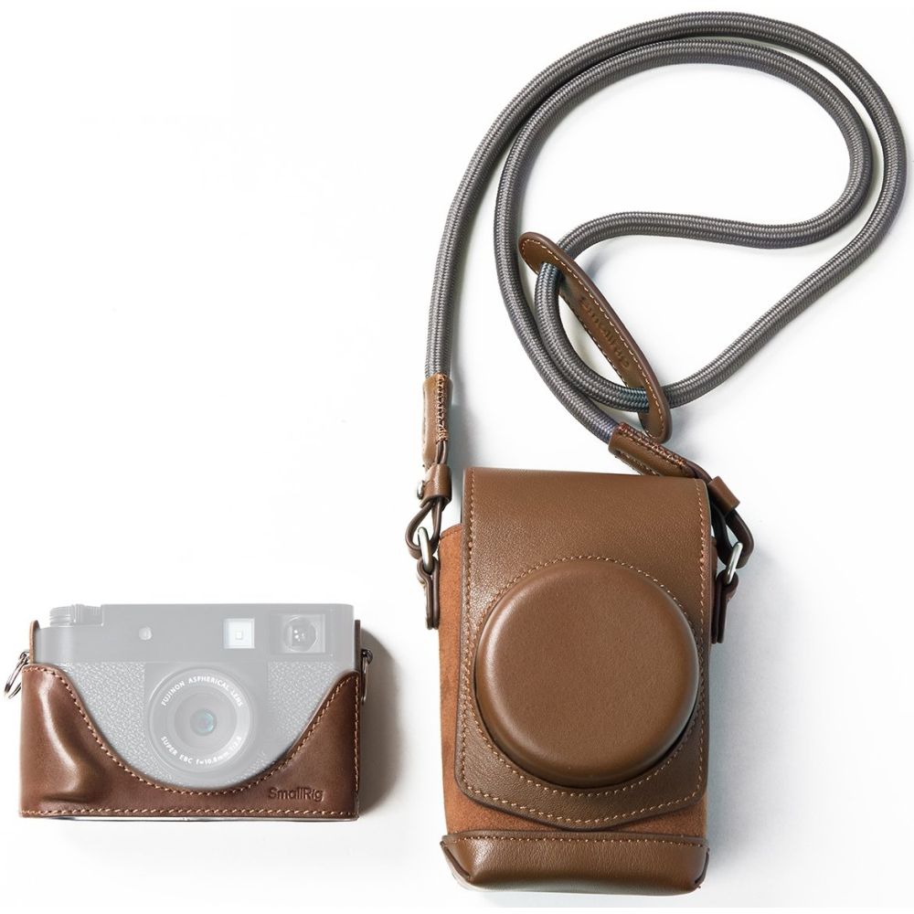 SmallRig 5218 Ledertasche Kit für FUJIFILM X halb, braun