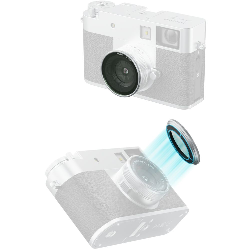 SmallRig 5392 Magnetischer UV-Filter für FUJIFILM X halb, silber