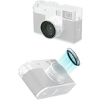 SmallRig 5392 Magnetischer UV-Filter für FUJIFILM X halb, silber