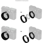 SmallRig 5215 Lens Hood for FUJIFILM X half, black