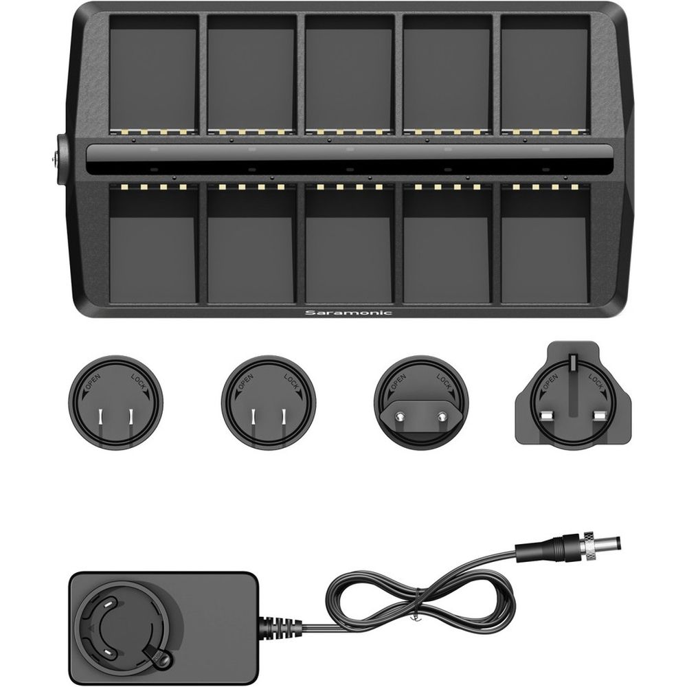 Saramonic WiTalk9 CB10 10-bay charging hub