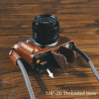 SmallRig 5449 Ledertaschen-Kit für Fujifilm X-E5, braun