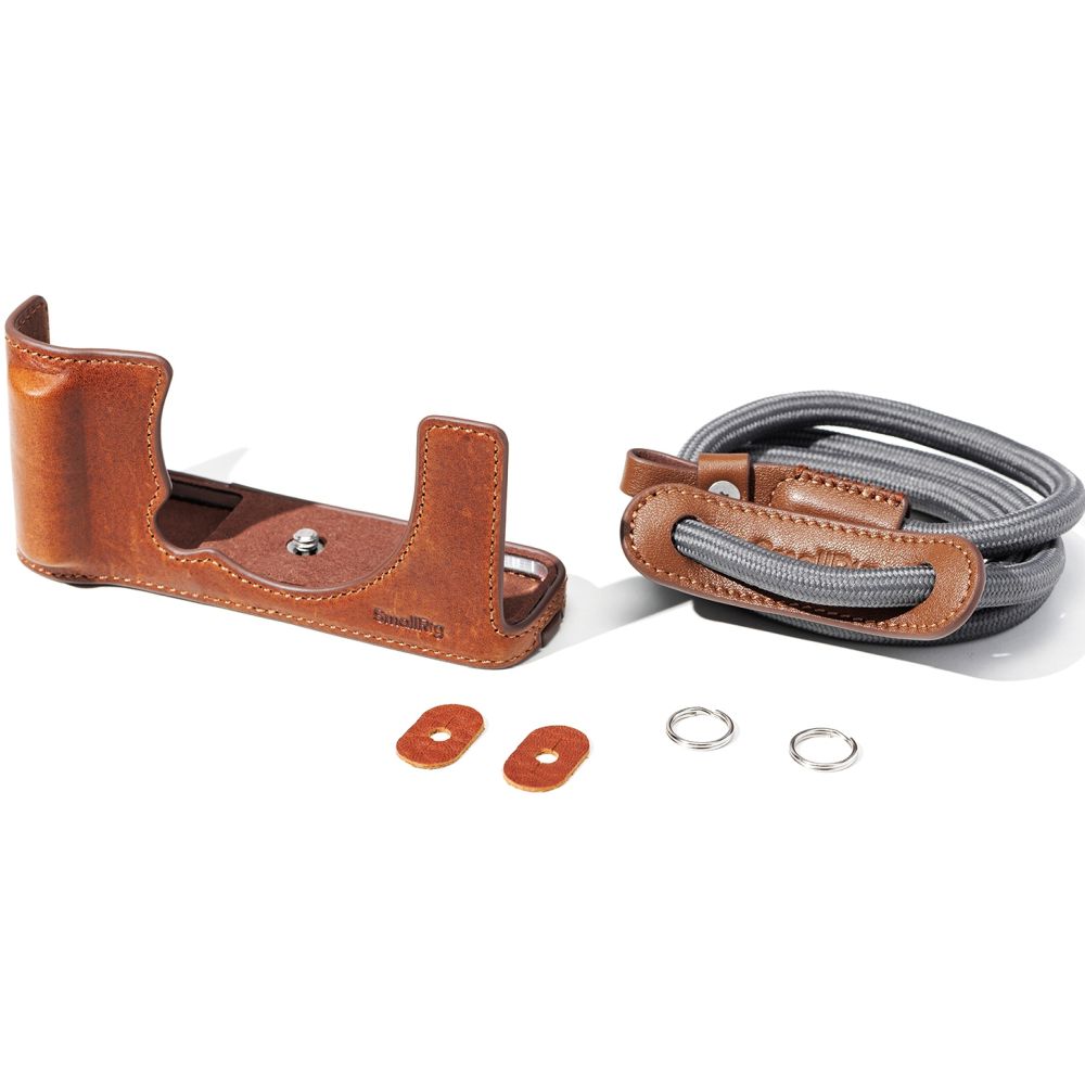 SmallRig 5449 Ledertaschen-Kit für Fujifilm X-E5, braun