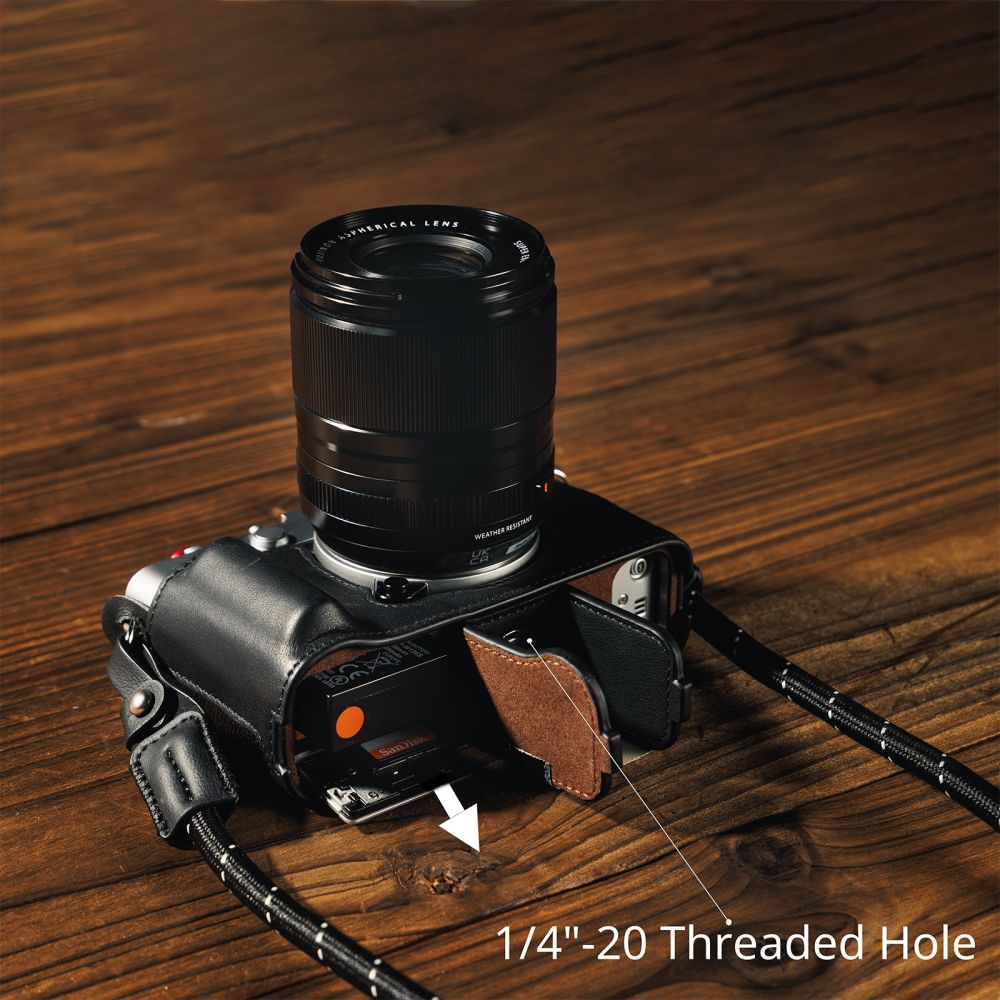 SmallRig 5450 Ledertaschen-Kit für Fujifilm X-E5, schwarz