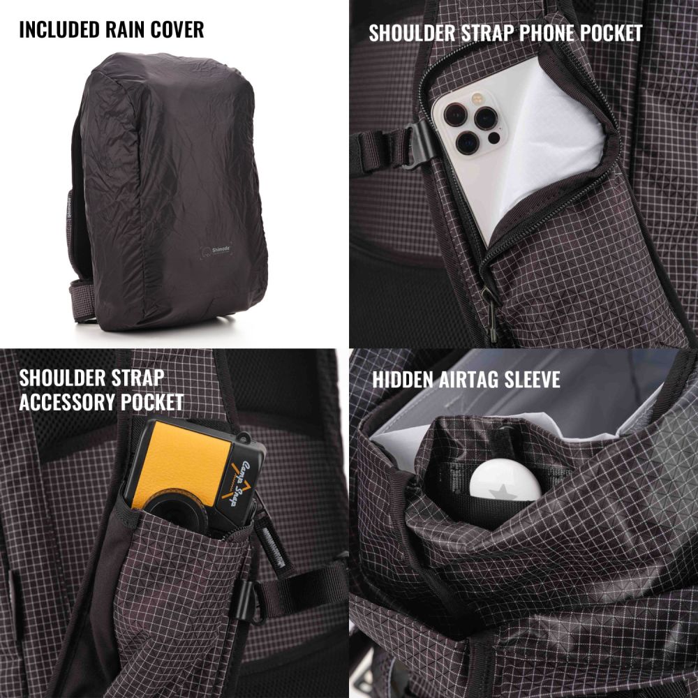 Shimoda Rucksack Sidecountry 32 Starterset - schwarz/weiss - 520-355