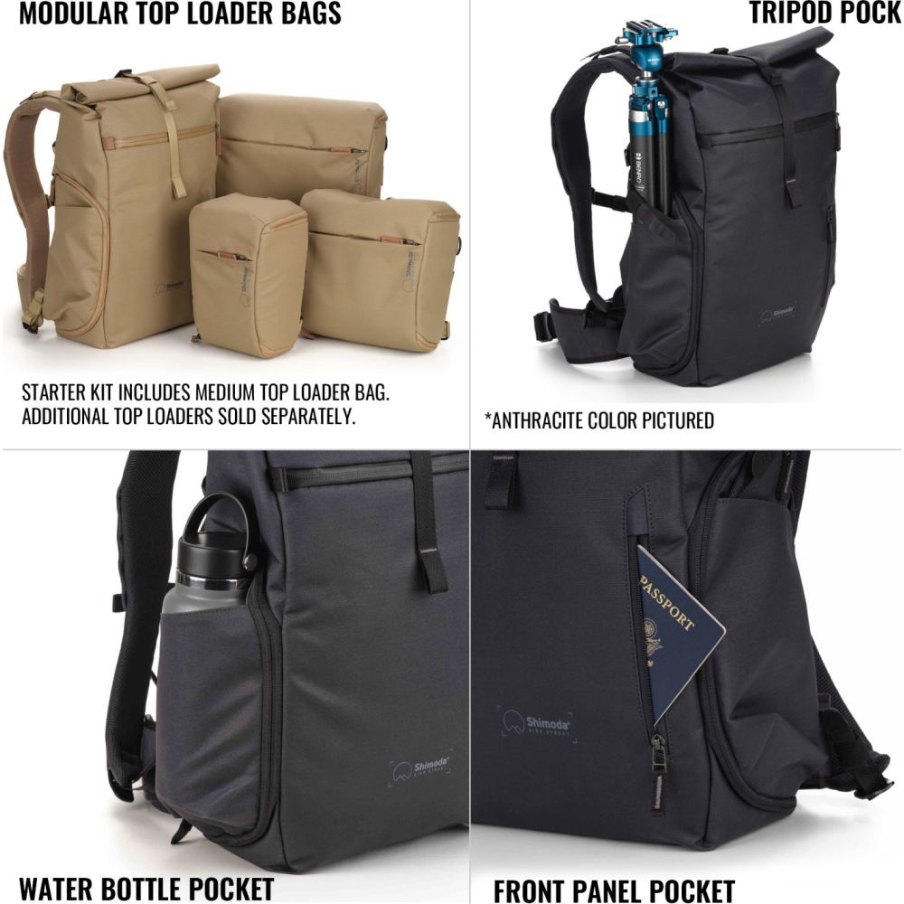 Shimoda Backpack Side Street 22 Starter Kit - Boa - 520-381