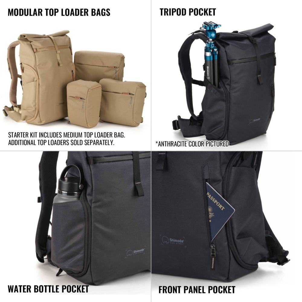 Shimoda Rucksack Side Street 28 Starterset - Boa - 520-383