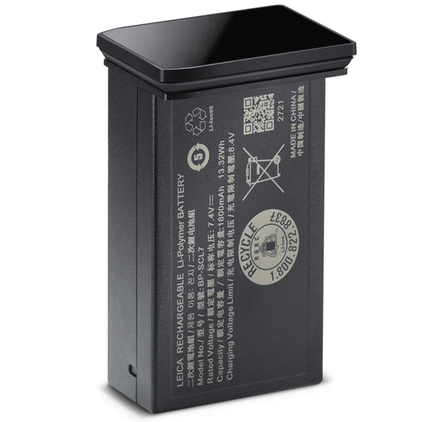 Leica 14722 Batterie BP-SCL7, glänzend schwarz