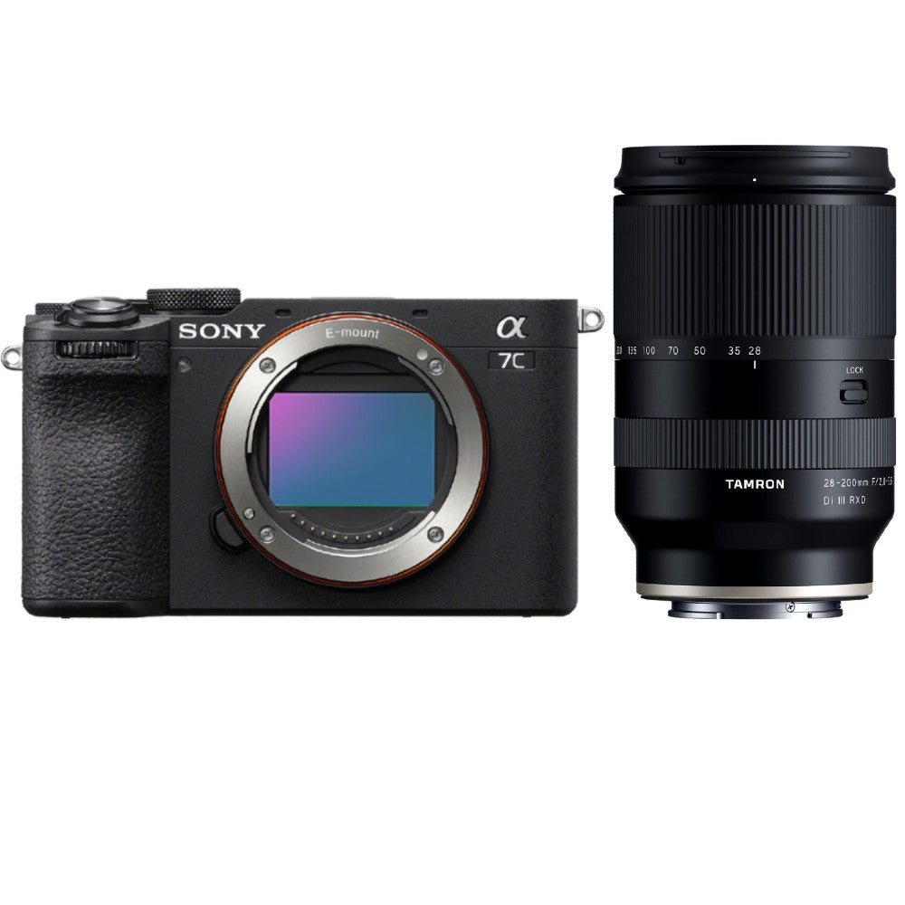 Sony A7C II Schwarz + Tamron 28-200mm f/2.8-5.6 Di III RXD