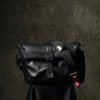Wotancraft Pilot Travel Camera Bag 7L - black leather