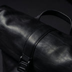Wotancraft Pilot Travel Camera Bag 7L - black leather